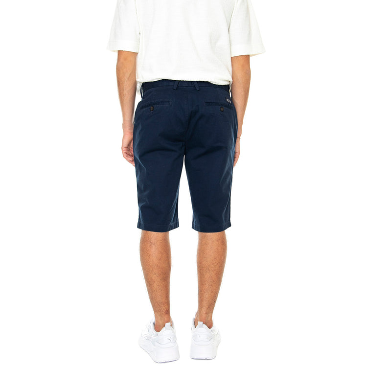 Signature Chino Short Dark Navy - Bermuda Uomo Blu Navy 65091-025 . BEN SHERMAN 