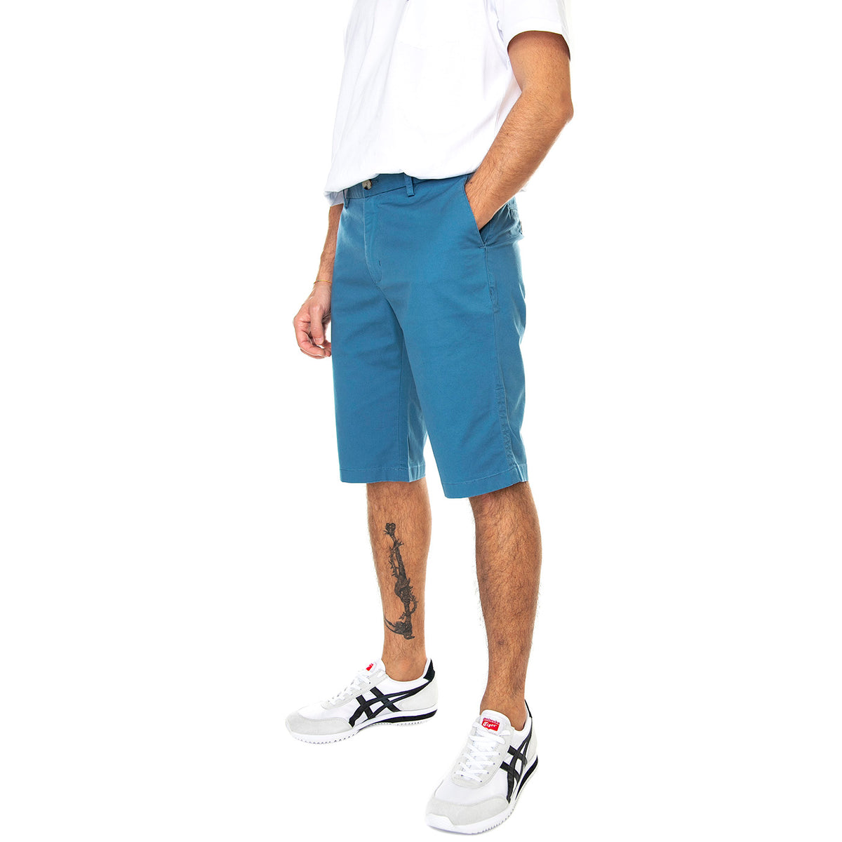 Signature Chino Short Wedgewood Blue - Bermuda Uomo Blu 65091-110 . BEN SHERMAN 