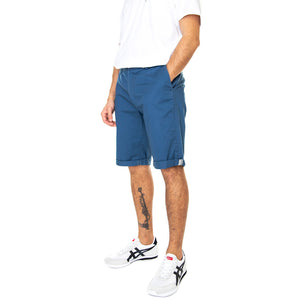 Signature Chino Short Indigo - Bermuda Uomo Blu 65091-180 . BEN SHERMAN 