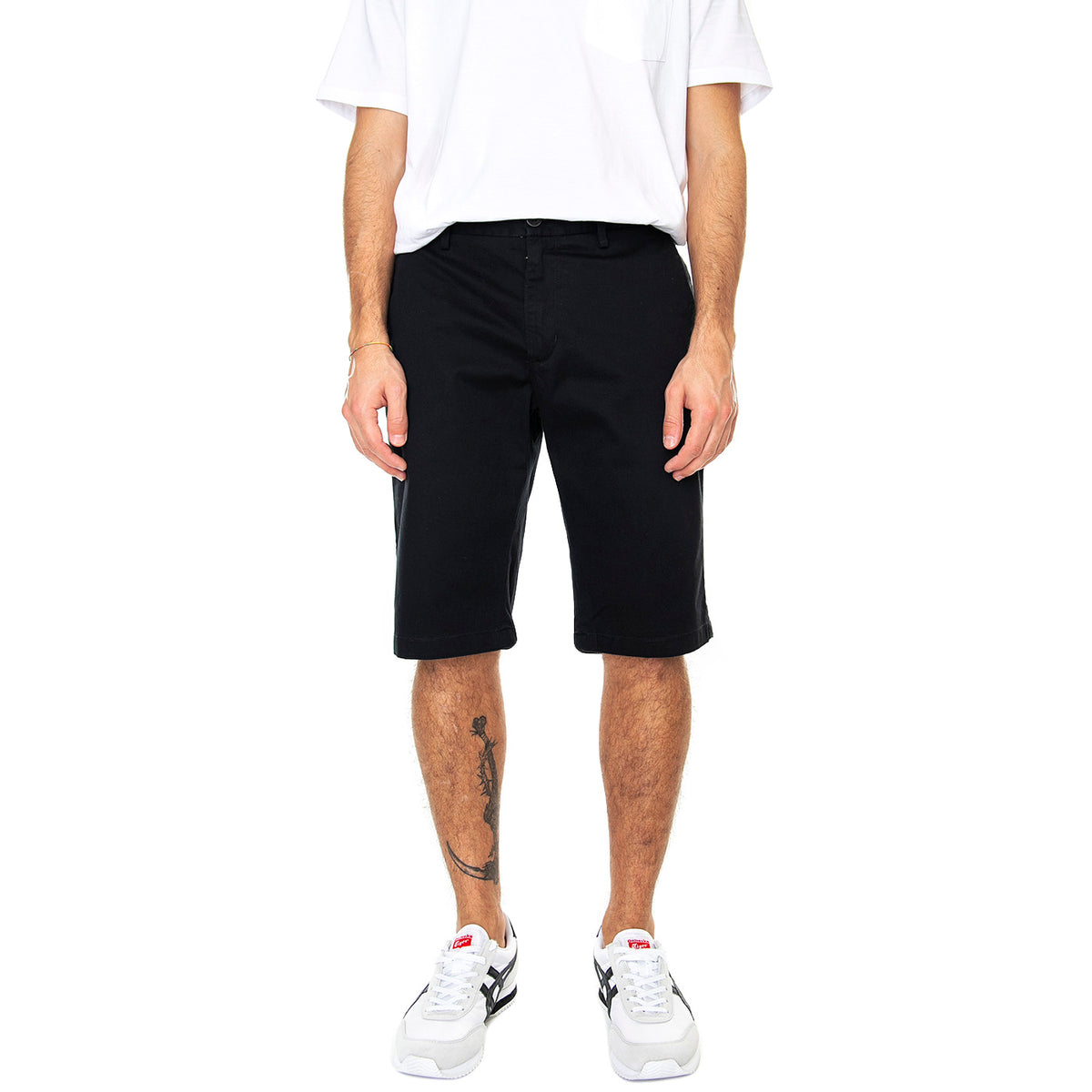 Signature Chino Short Black - Bermuda Uomo Neri 65091-290 . BEN SHERMAN 