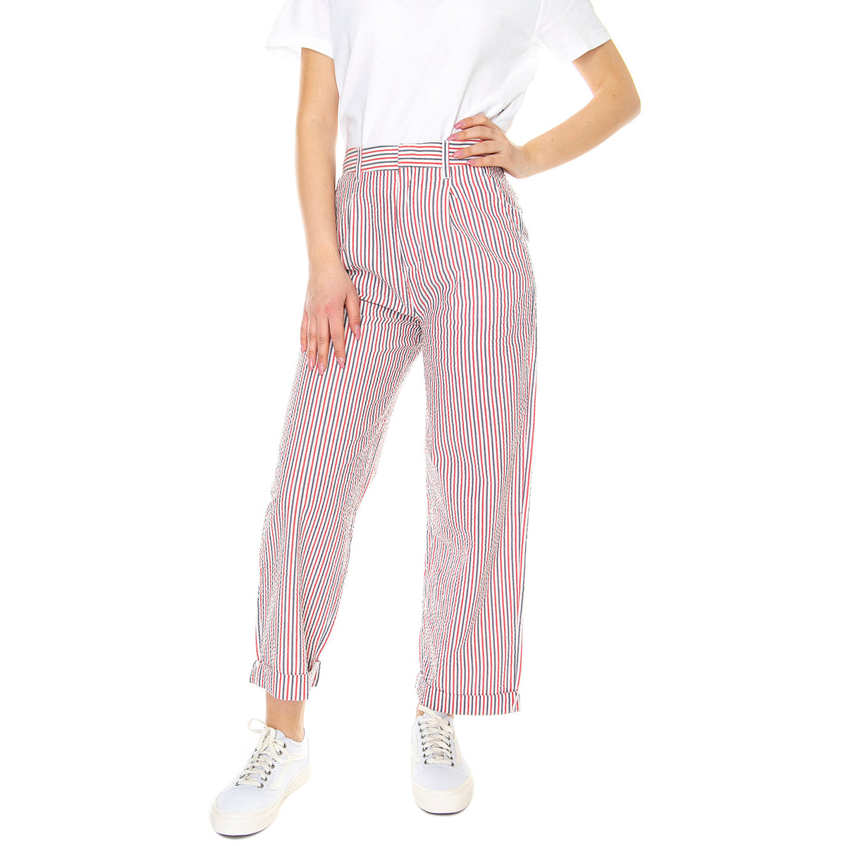 W' Victory Trouser Pant Stripe - Pantaloni Donna Multicolore 4227-STRIP . BRIXTON 
