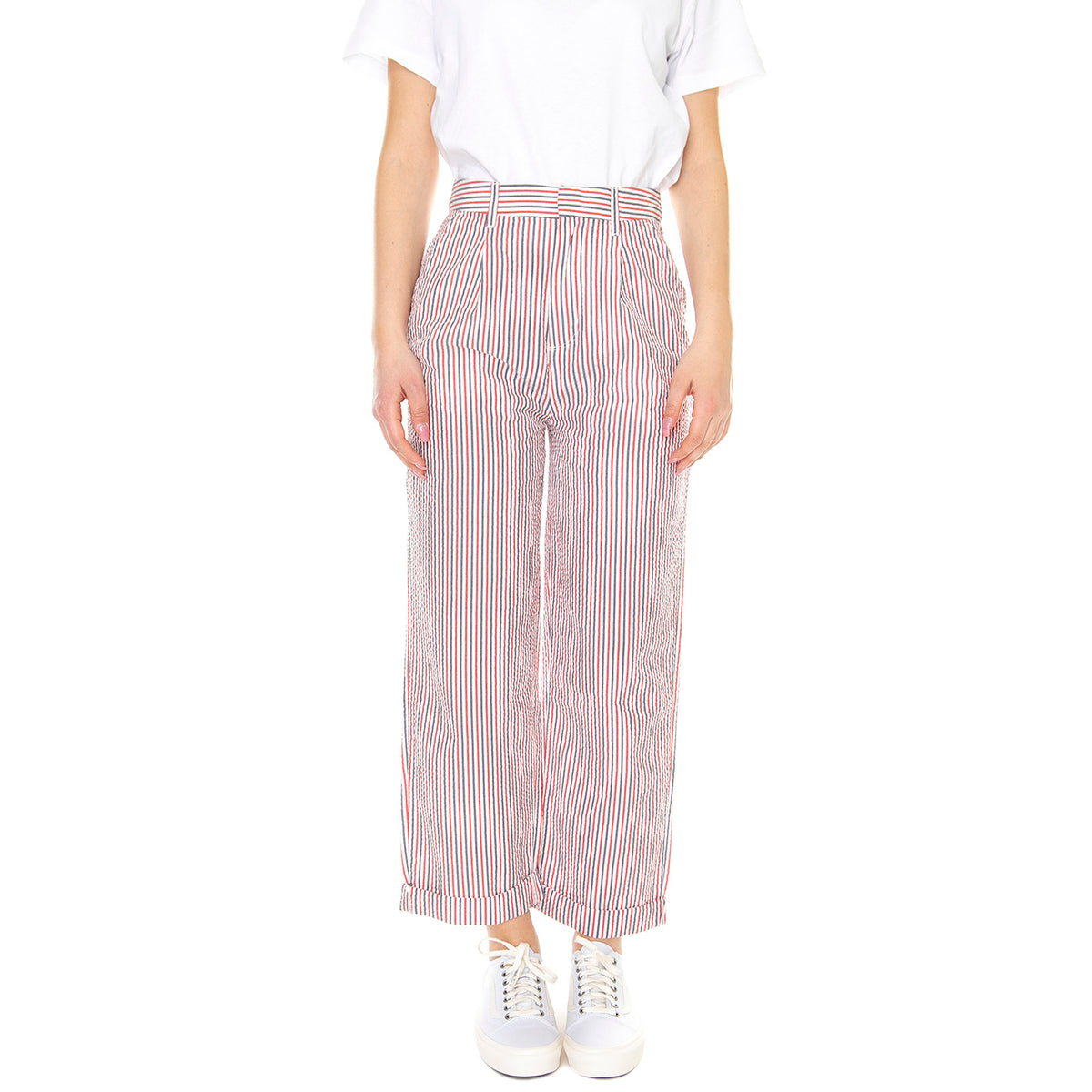 W' Victory Trouser Pant Stripe - Pantaloni Donna Multicolore 4227-STRIP . BRIXTON 