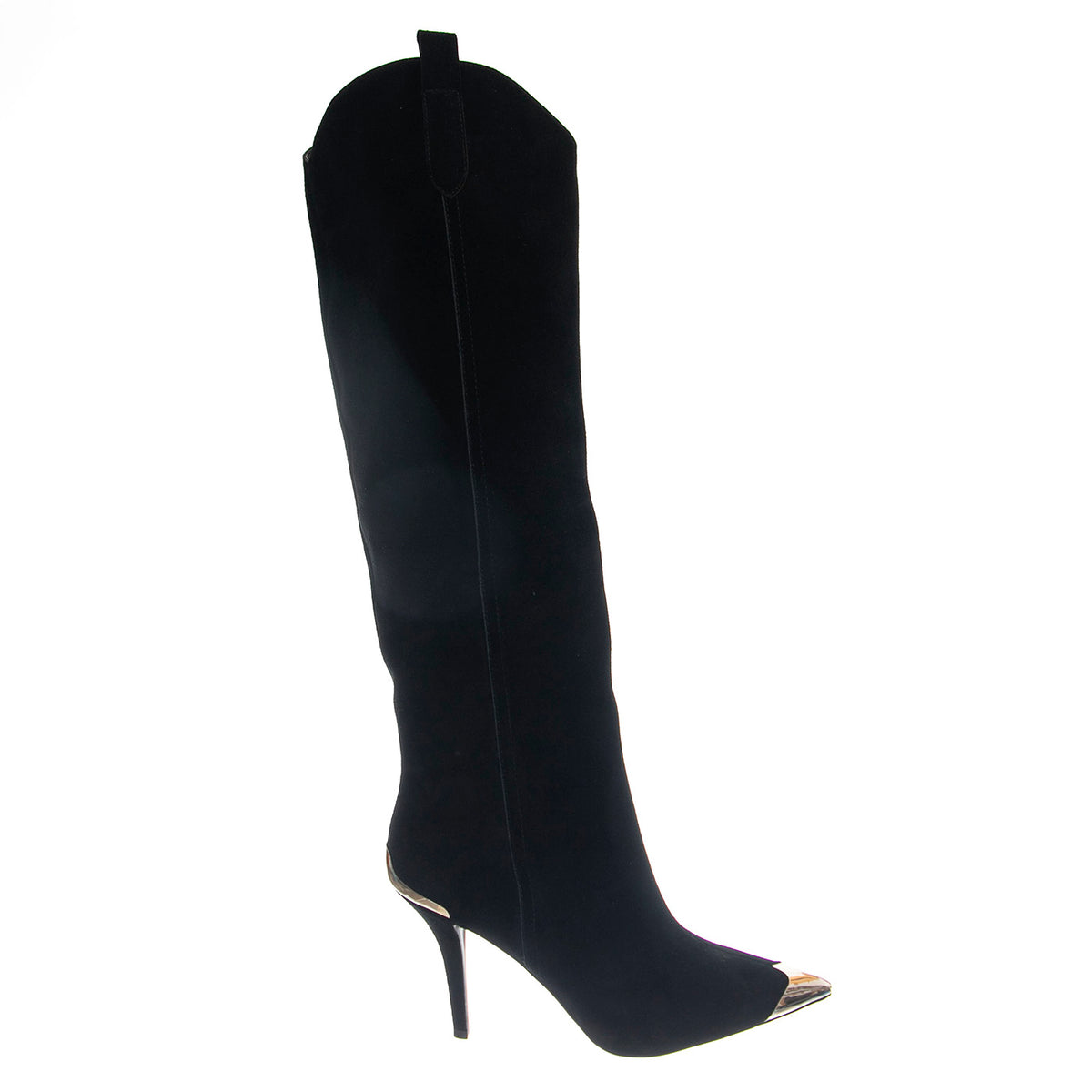 BY-GOLLY BLACK SUEDE SILVER - Stivali Alti Donna Neri JCS28226-N02-BLK . JEFFREY CAMPBELL 