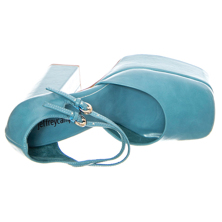 W' Leila Blue Patent - Scarpe Donna Blu JCSR726PG-19-004-BLU . JEFFREY CAMPBELL 