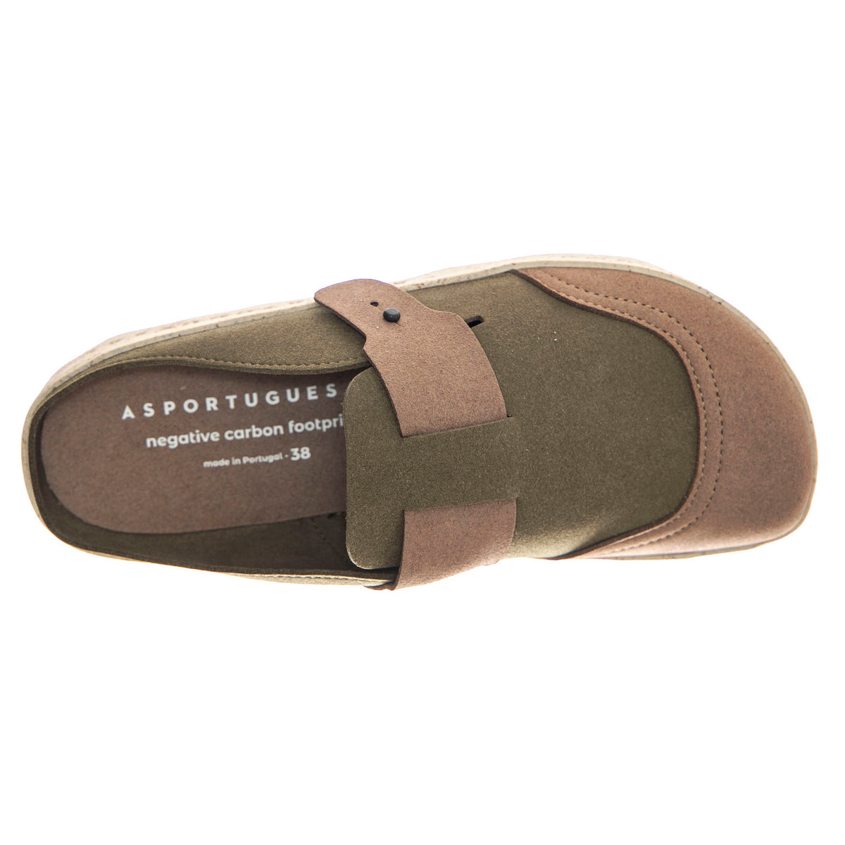 Cole L Eco Suede Army - Sandali Donna Verdi / Multi P018213001 . ASPORTUGUESAS 