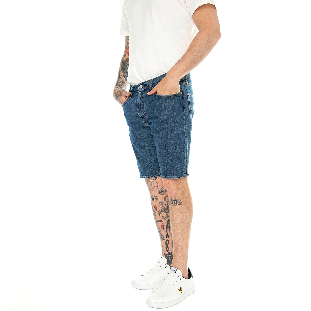 405 Standard Shorts Blue Core Cool Short Med Indigo Worn In - Bermuda Denim Jeans Uomo Blu 39864-0137 . LEVIS 