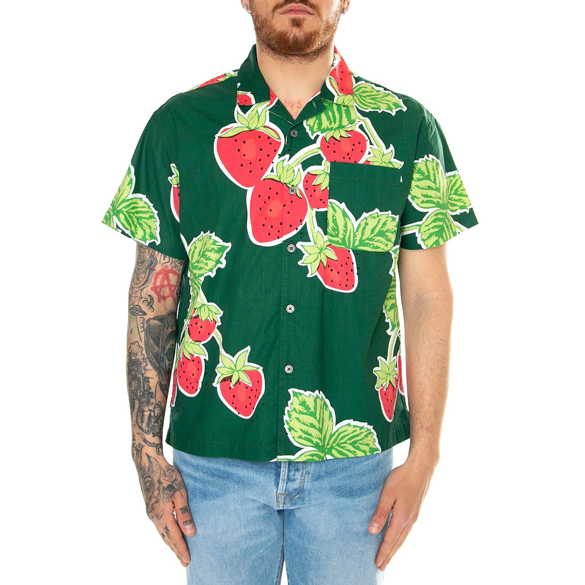 Jumbo Berries Wove S/S Eden Multi - Camicia Maniche Corte Uomo Multicolore 181210395-EDN . OBEY 