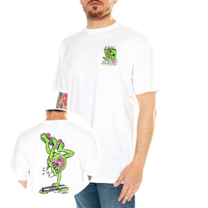 Slimey II White Ts - Maglietta Girocollo Uomo Bianca SCA-TEE-11037 . SANTA CRUZ 