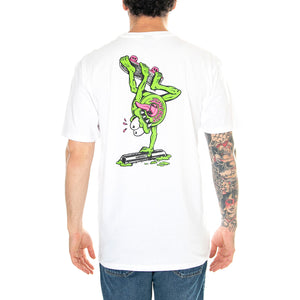 Slimey II White Ts - Maglietta Girocollo Uomo Bianca SCA-TEE-11037 . SANTA CRUZ 