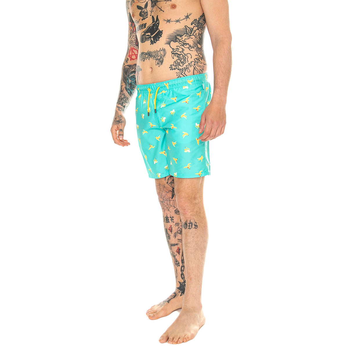 Banana Break Long Swimshorts 6700 - Costume da Bagno Uomo Multicolore BAB123-6700-6700 . HAPPY SOCKS 