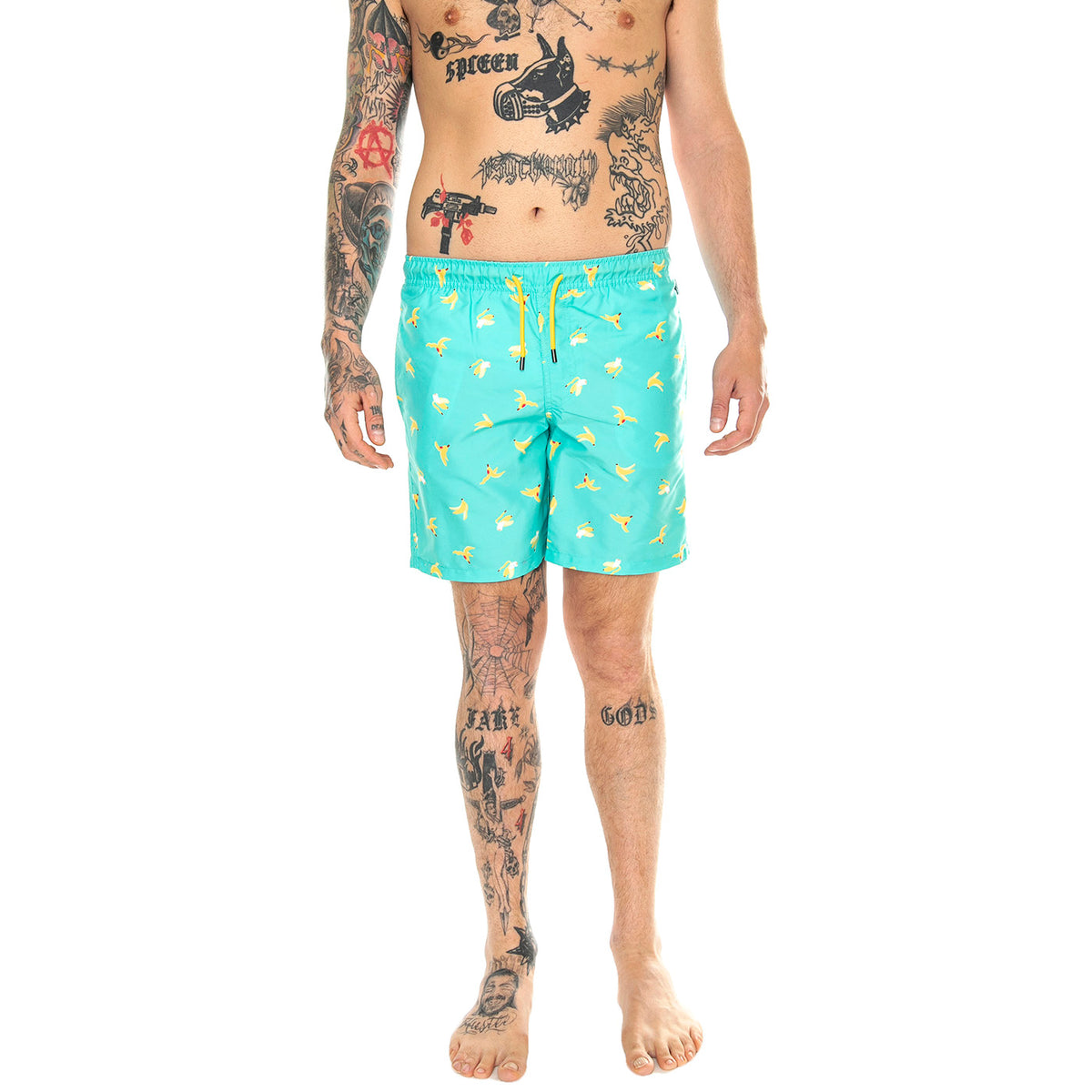 Banana Break Long Swimshorts 6700 - Costume da Bagno Uomo Multicolore BAB123-6700-6700 . HAPPY SOCKS 