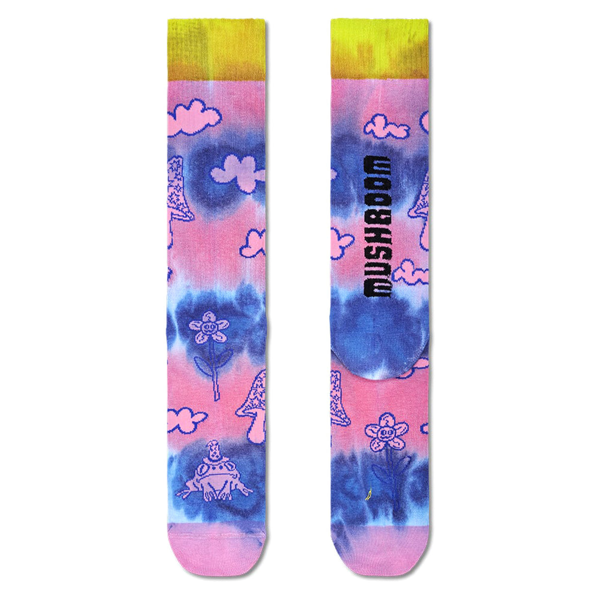 Make Room Dor Shroom Crew Sock 3300 - Calzini Multicolore P000196-3300 . HAPPY SOCKS 