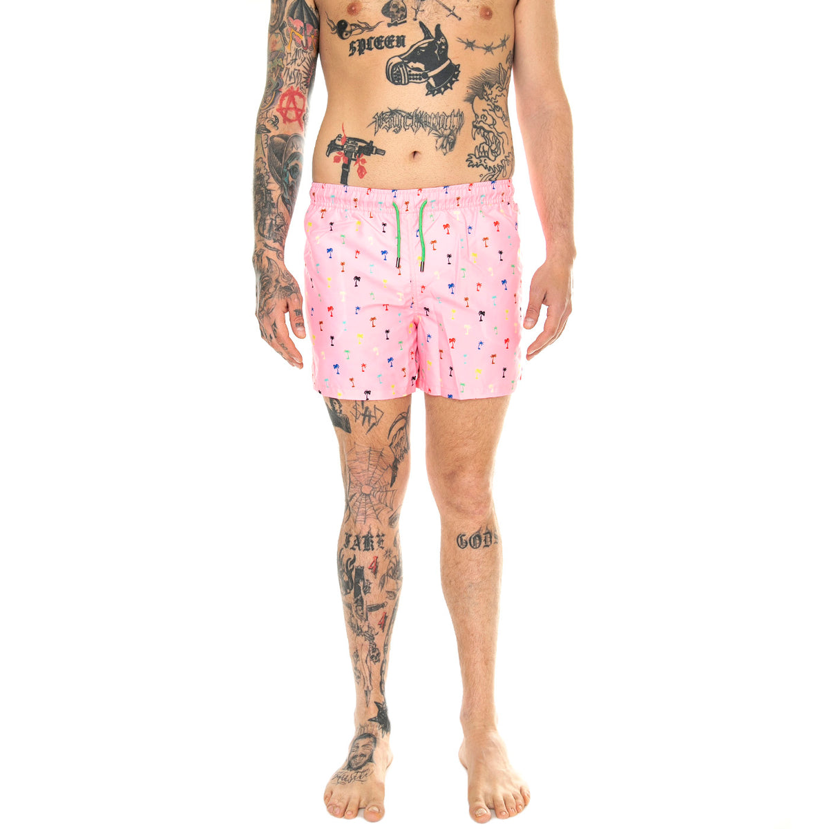 Palm Swimshorts 3300 - Costume da Bagno Uomo Rosa PAL116-3300-3300 . HAPPY SOCKS 