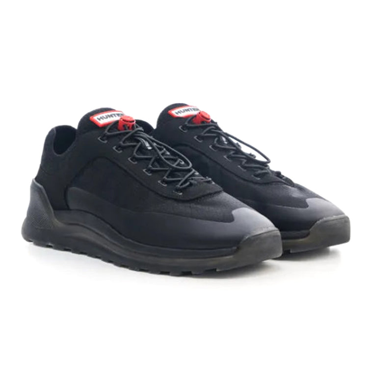 TRAVELLER TRAINER BLACK - Scarpe Stringate Uomo Nere HUMMFF9100REN-BLK . HUNTER 