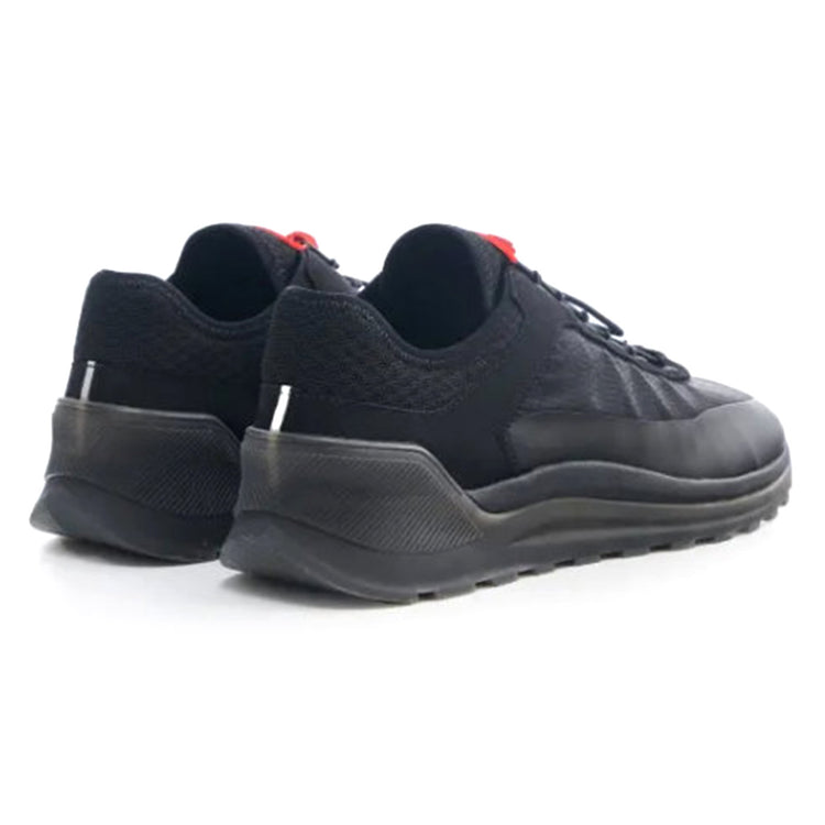 TRAVELLER TRAINER BLACK - Scarpe Stringate Uomo Nere HUMMFF9100REN-BLK . HUNTER 
