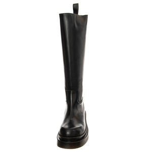 T BOOT 20 GREASY BLACK - Stivali Alti Donna Neri BTSTBOOT20-BKG . MR BOOTS 