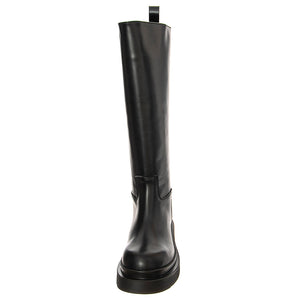 T BOOT 20 SMOOTH BLACK - Stivali Alti Donna Neri BTSTBOOT20-BKS . MR BOOTS 