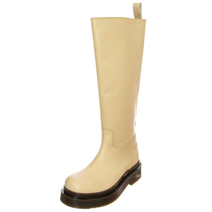 BOOT 20 GREASY MILK - Stivali al Ginocchio Donna Beige BTSTBOOT20-MLG . MR BOOTS 