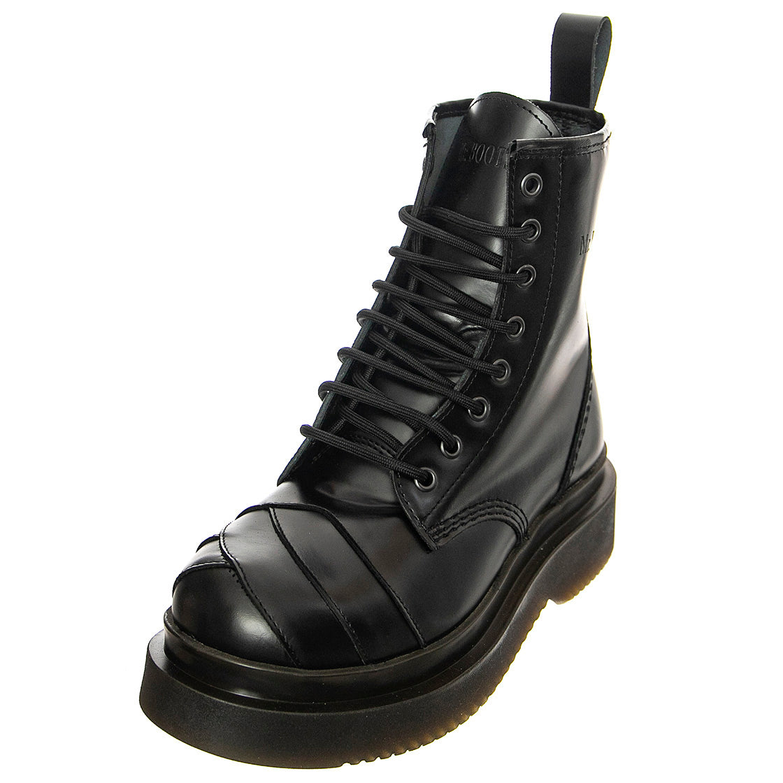 Stripe 08 - Stivali Donna Neri / Smooth Black BTSTSTRIPE08.BKS . MR BOOTS 