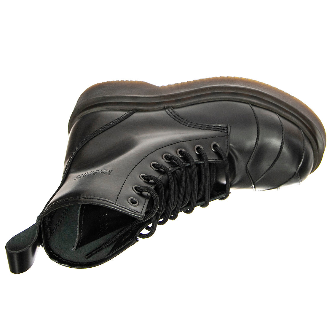 Stripe 08 - Stivali Donna Neri / Smooth Black BTSTSTRIPE08.BKS . MR BOOTS 