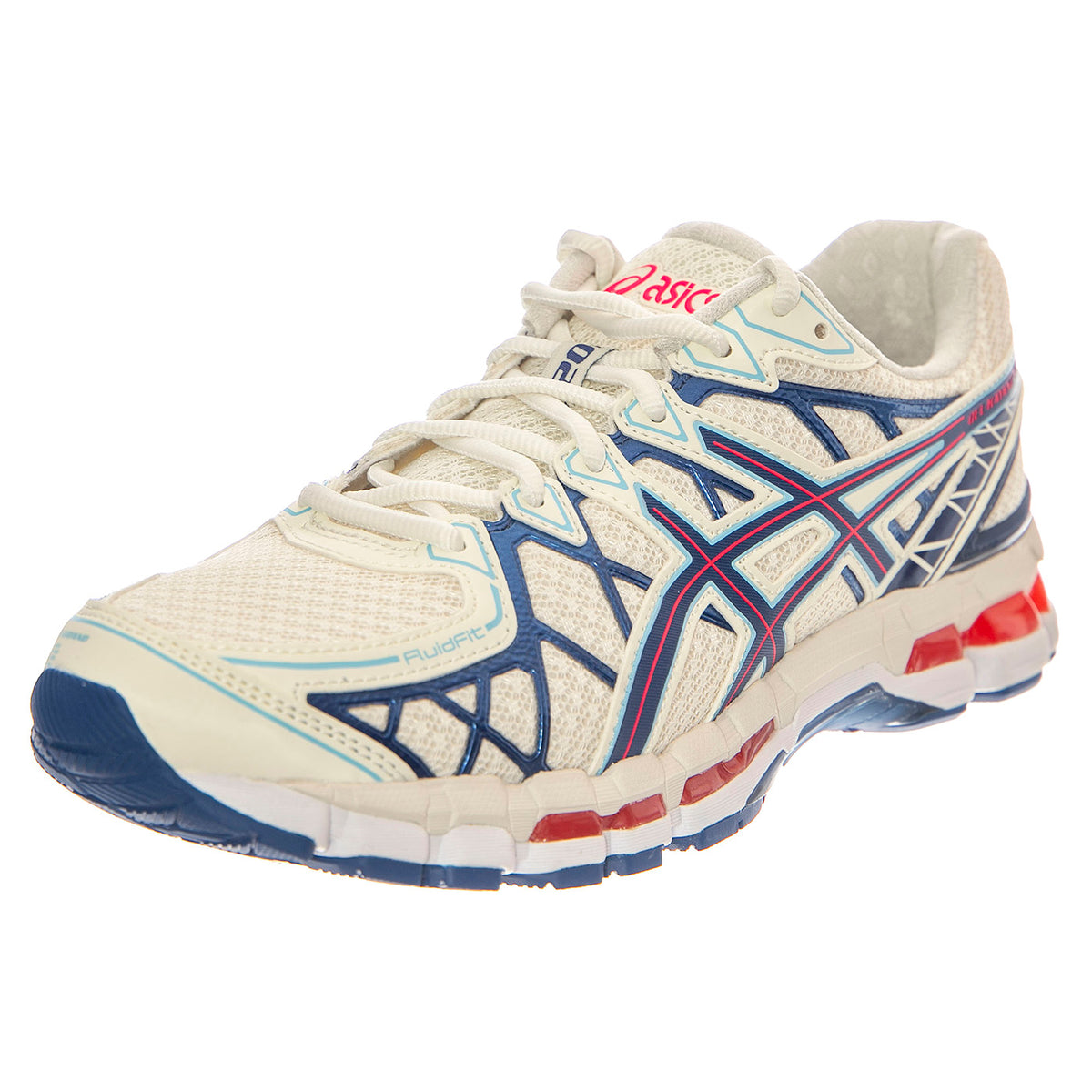 Gel-Kayano 20 Cream / Deep Marine - Scarpe Uomo Multicolore 1203A388-101 . ASICS 