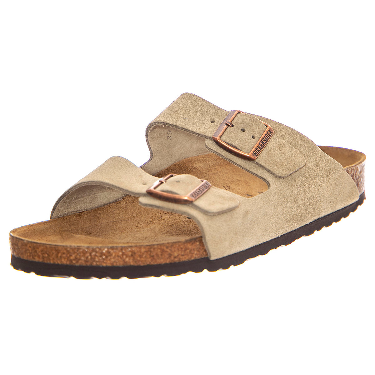 Arizona Taupe, Suede Leather - Sandali Uomo Beige 051463 . BIRKENSTOCK 