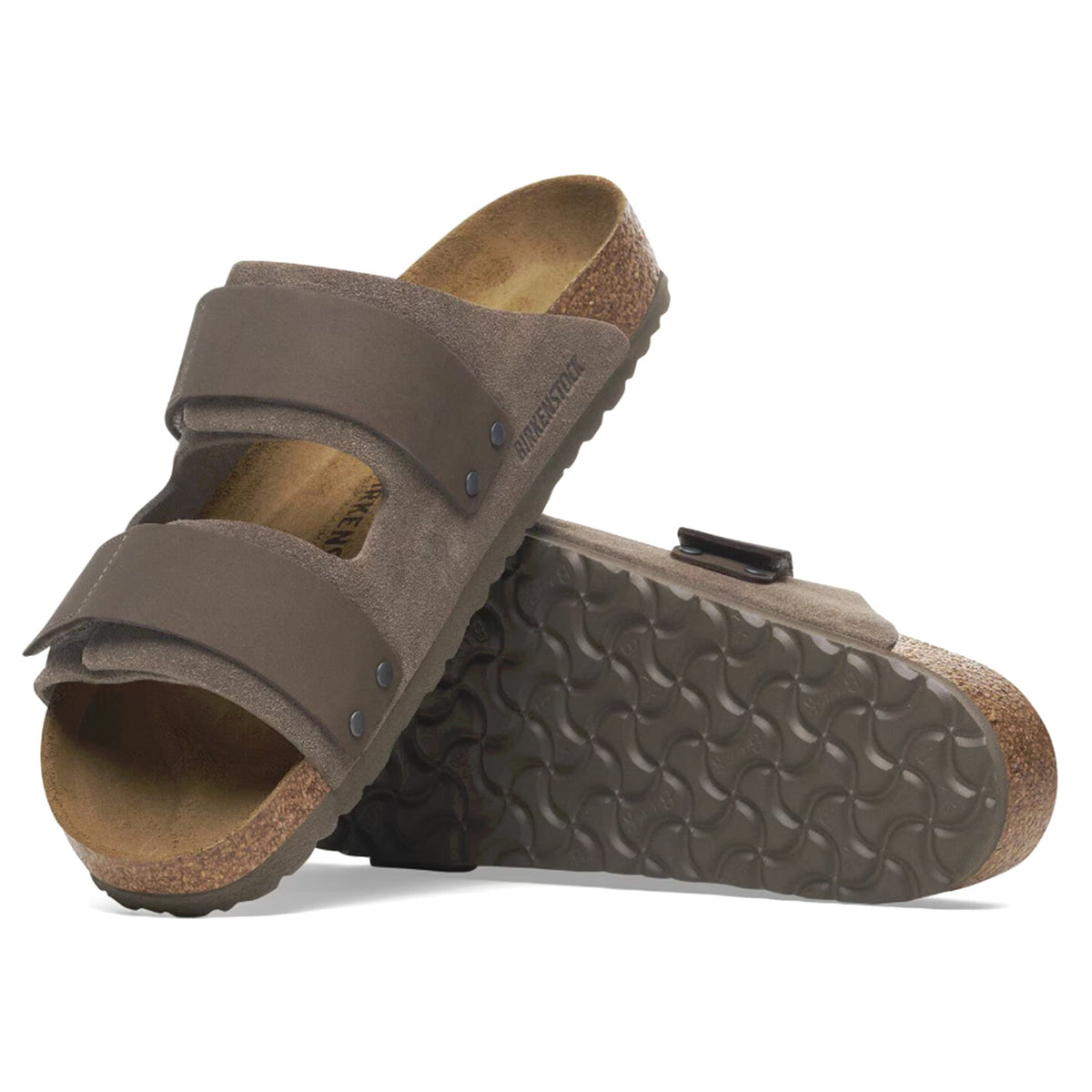 Uji Concrete Gray, Suede Leather / Nubuck - Sandali Uomo Grigi 1029259 . BIRKENSTOCK 