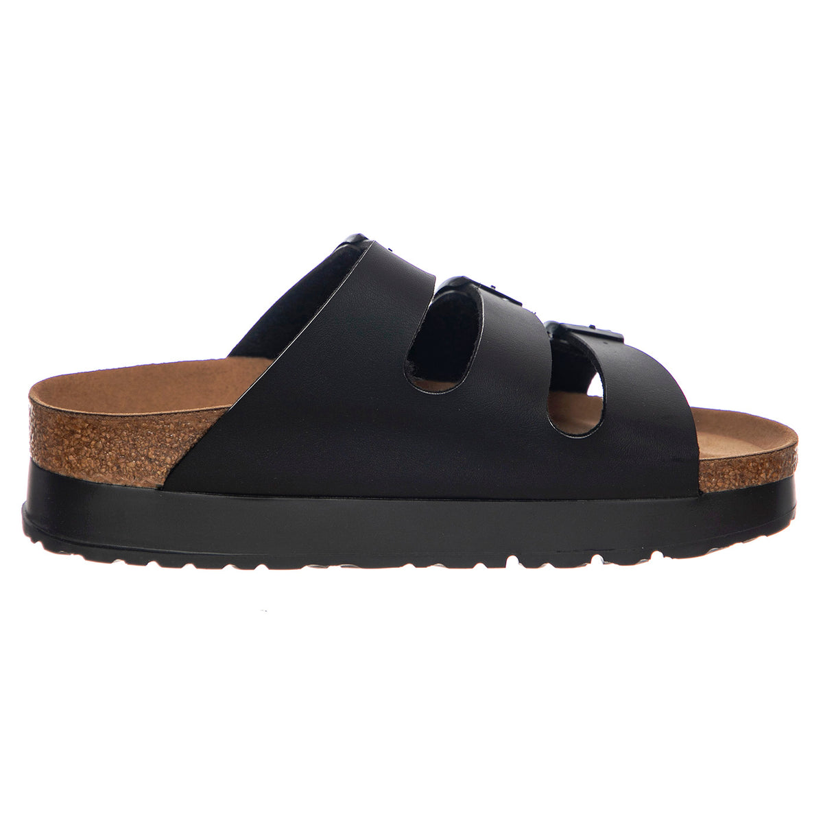 Florida Platf black veg, Birko Flor - Sandali Donna Neri 1029737 . BIRKENSTOCK 