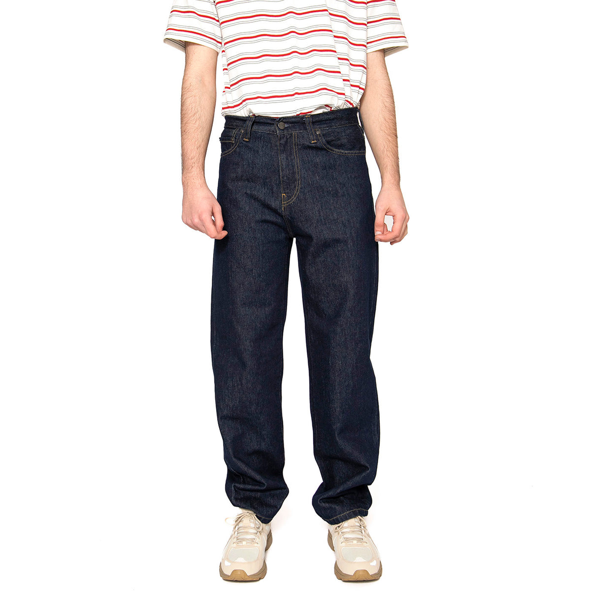 Aaron Pant Blue - Pantaloni Denim Jeans Uomo Blu I034237.0102 . CARHARTT WIP 