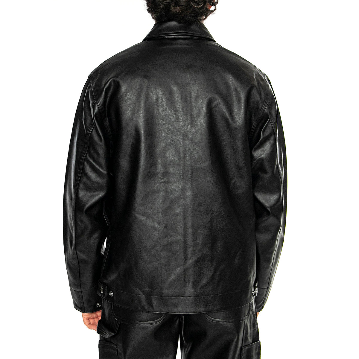 Detroit Jacket Black - Giacca Similpelle Uomo Nera I034426.89XX . CARHARTT WIP 