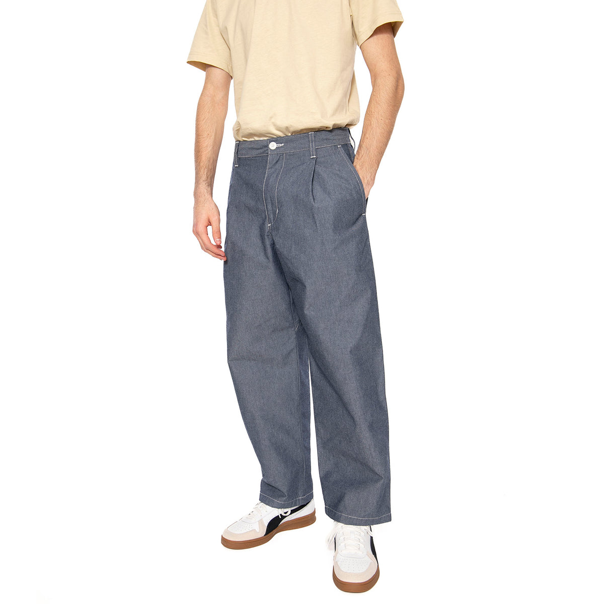 Blake Pant Blue - Pantaloni Uomo Blu I034528.0102 . CARHARTT WIP 