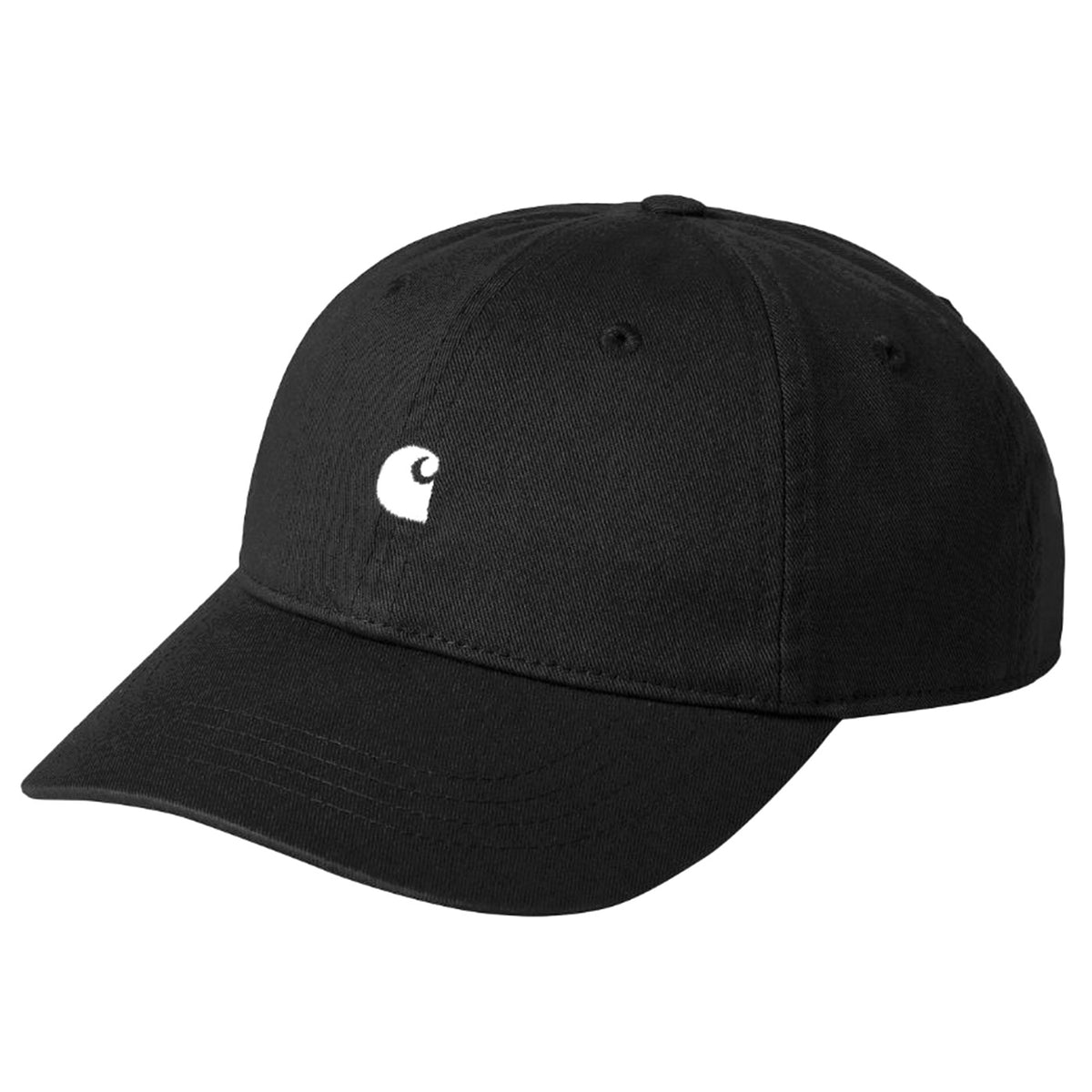 W' Madison Logo Cap Black / White - Cappellino con Visiera Nero I034606.0D2XX . CARHARTT WIP 