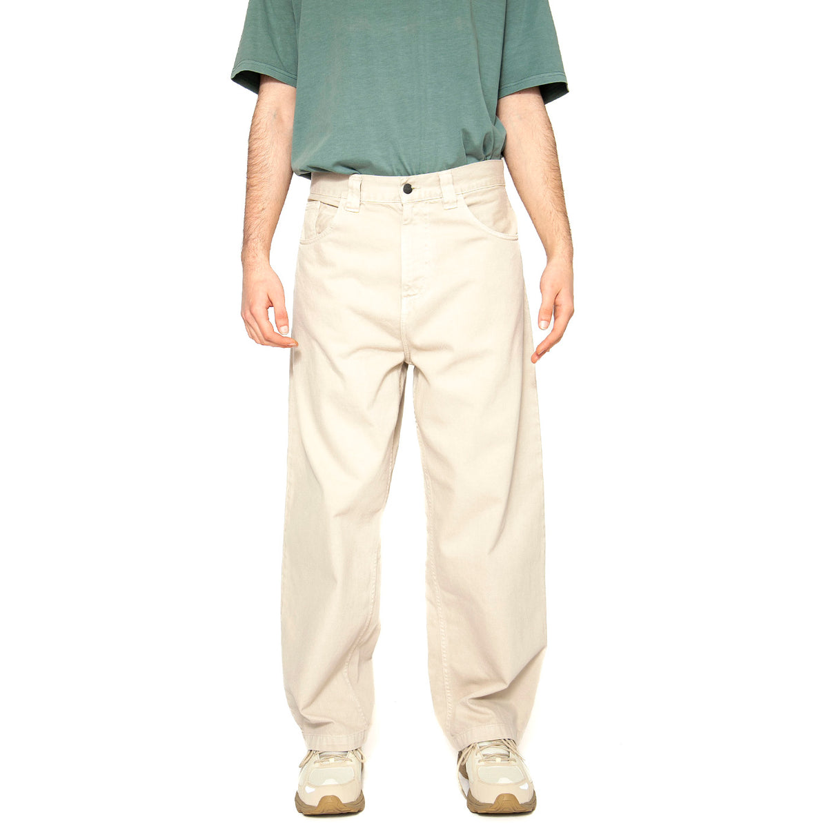 Brandon Pant Fleur De Sel - Pantaloni Uomo Beige I034809.2LP4J . CARHARTT WIP 