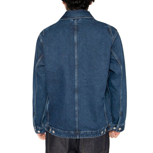 OG Double Front Jacket Blue - Giacca Denim Jeans Uomo Blu I034866.0106 . CARHARTT WIP 