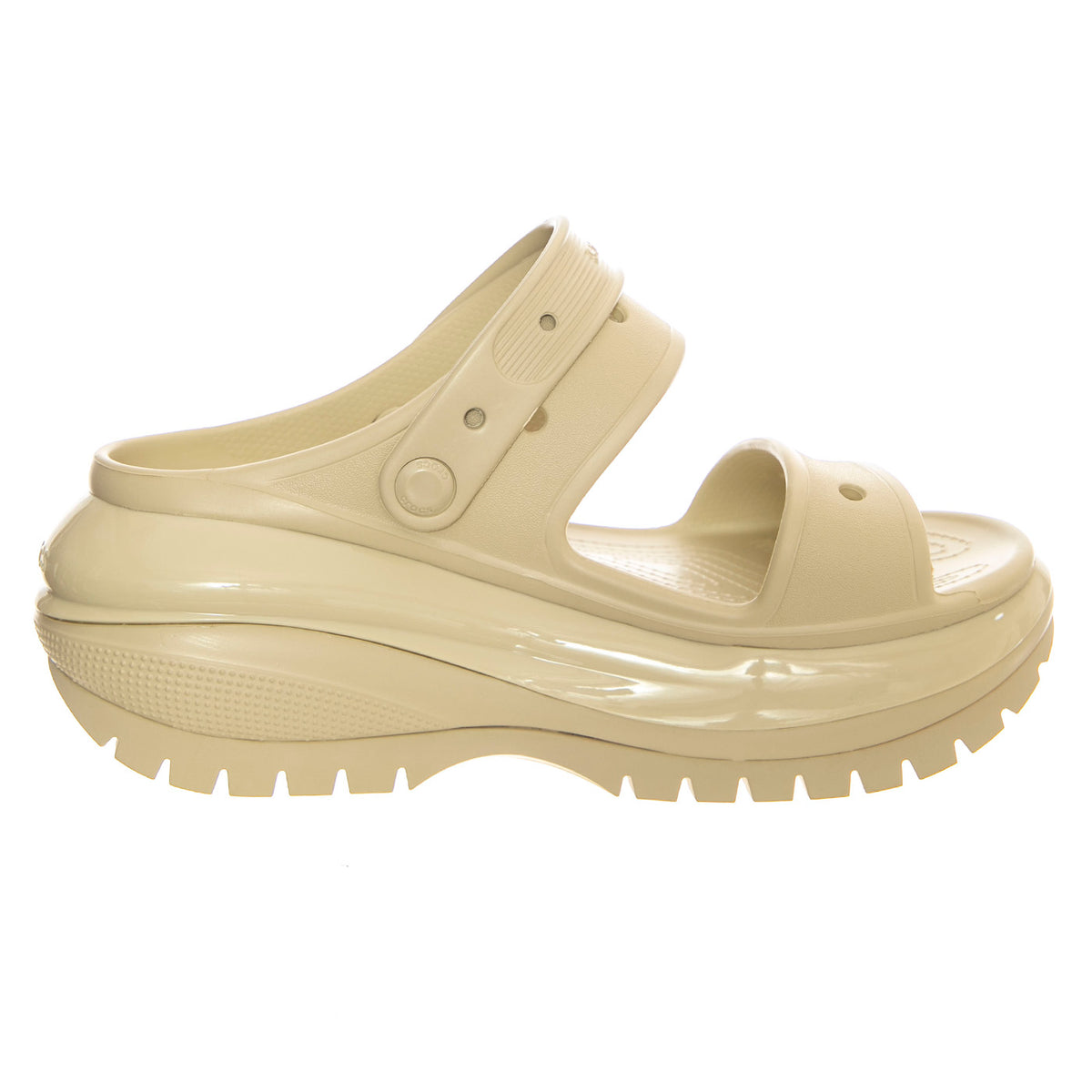 Classic Mega Crush Sandal W-BONE - Sandali Donna Beige CR.207989-BONE . CROCS 