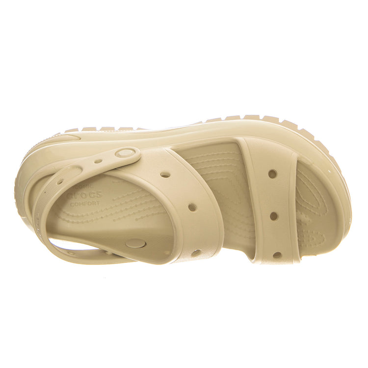 Classic Mega Crush Sandal W-BONE - Sandali Donna Beige CR.207989-BONE . CROCS 