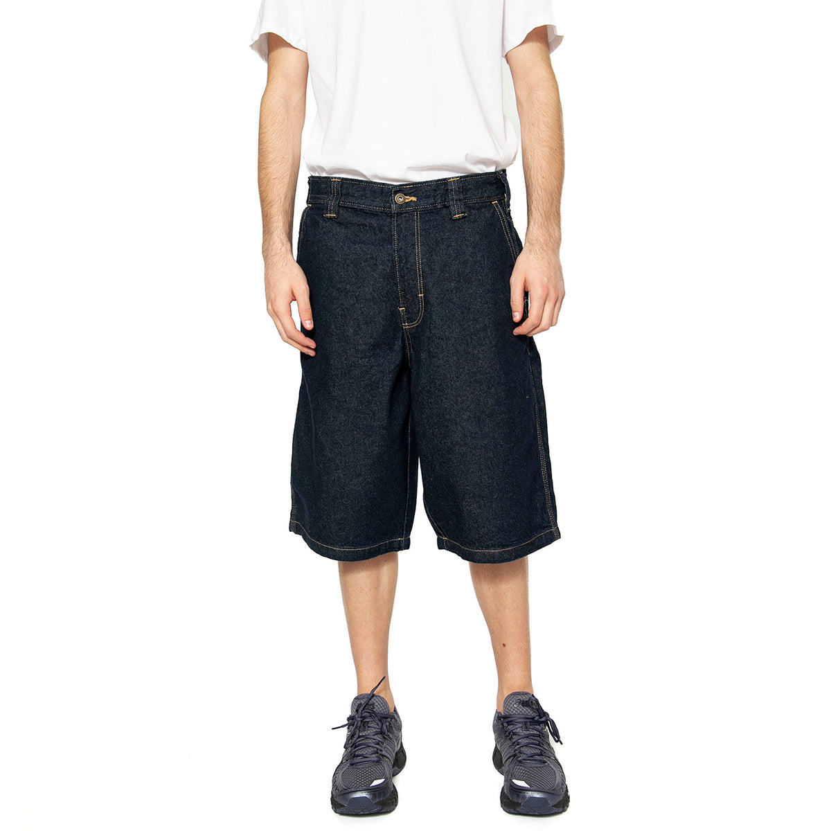 Medison Denim Short Rinsed Blue - Bermuda Denim Jeans Uomo Blu DK0A4YSYRIN1 . DICKIES 