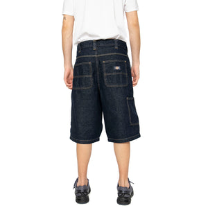Medison Denim Short Rinsed Blue - Bermuda Denim Jeans Uomo Blu DK0A4YSYRIN1 . DICKIES 