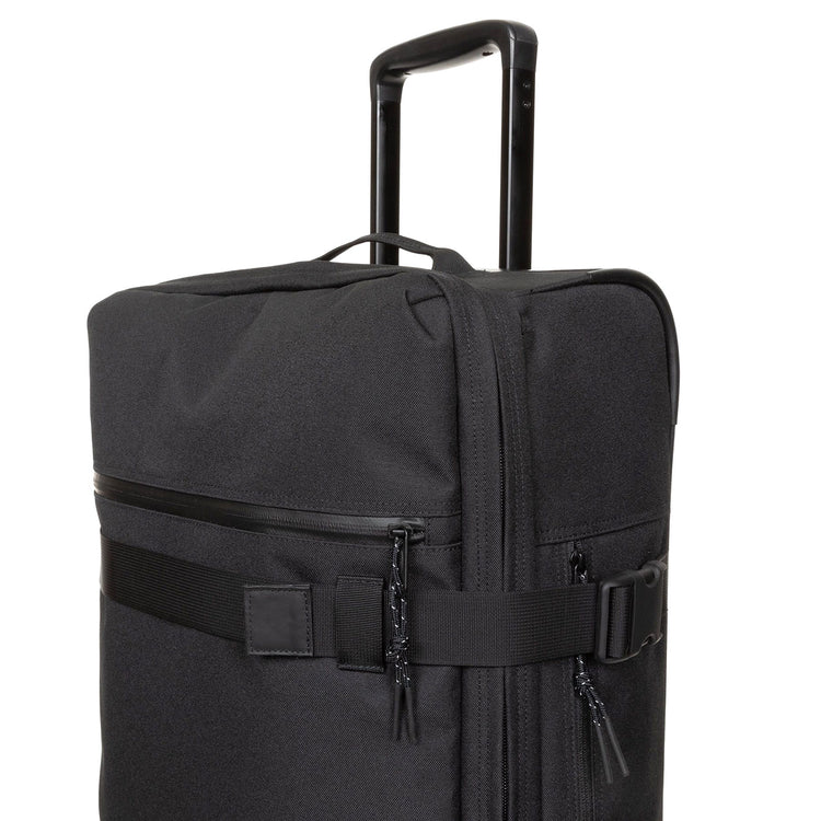 Icon Traveler'R L On Black - Valigia Trolley Nera EK0A5BKN4T61 . EASTPAK 