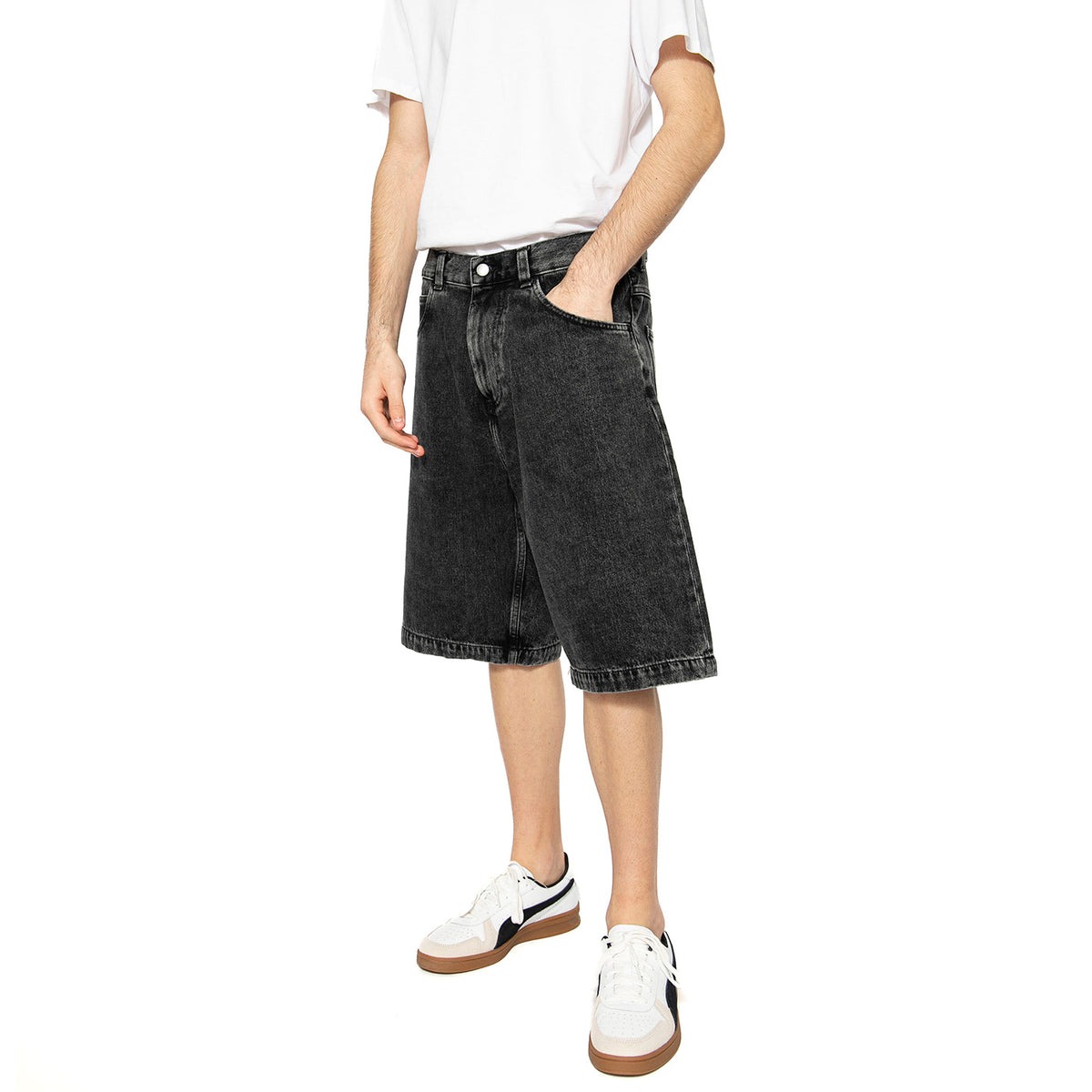Worker Short Matt Wash Black - Bermuda Uomo Neri I034934.89.0M.-89.0M . EDWIN 