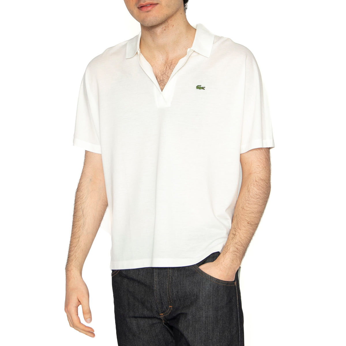 Maglietta M/C 70V Polo Shirt White - Polo Uomo Bianca PF1123-70V . LACOSTE 