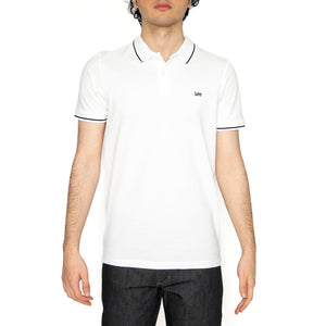 Piquet Polo Bright White - Polo Uomo Bianca 112113712 . LEE 