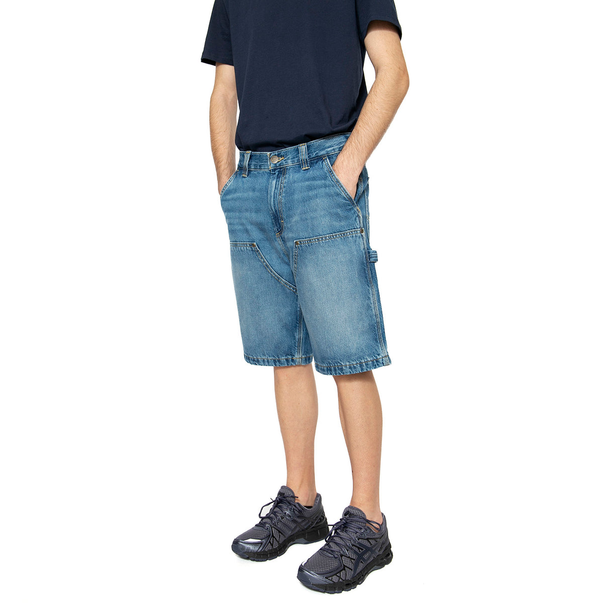 DBL Knee Carpenter Short Raven - Bermuda Uomo Blu 112364160 . LEE 