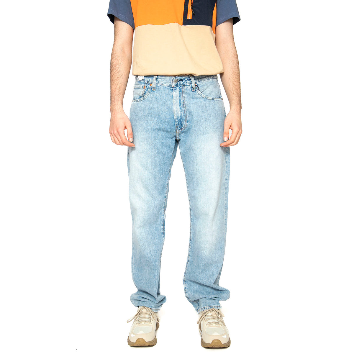 555 Relaxed Straight Call Me Again LTWT - Pantaloni Denim Jeans Uomo Blu 000LO-0009 . LEVIS 