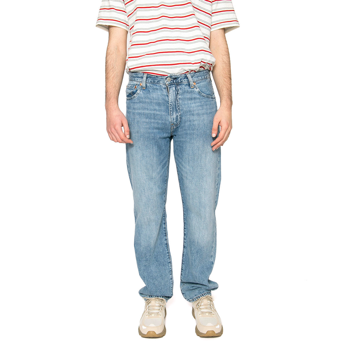 555 Relaxed Straight Tried Our Best LTW - Pantaloni Denim Jeans Uomo Blu 000LO-0012 . LEVIS 