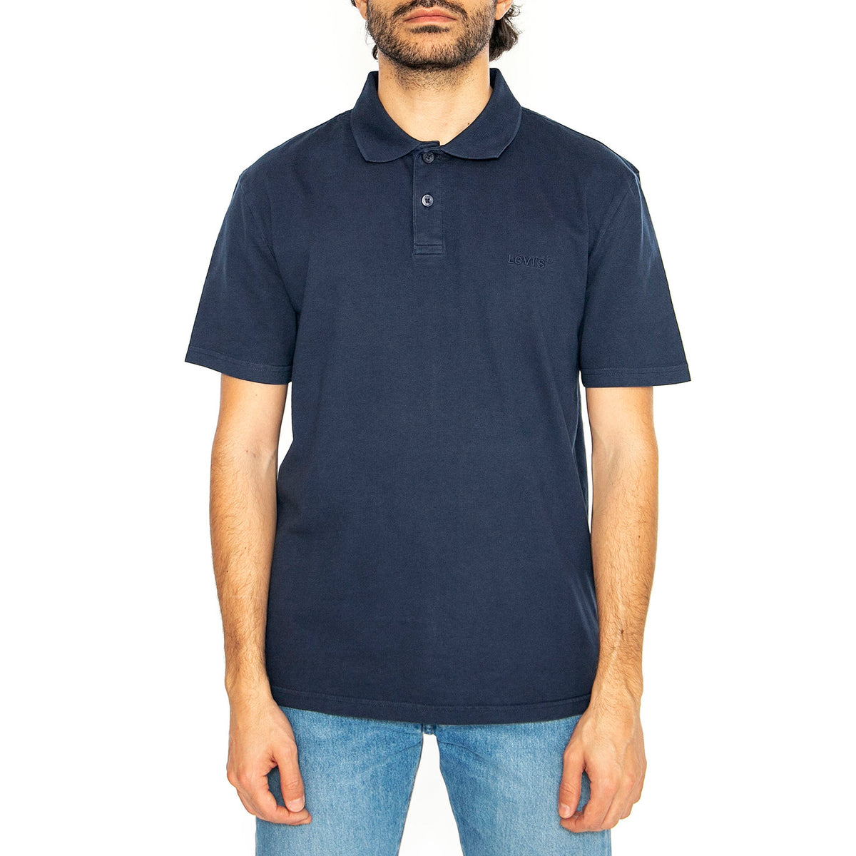 Authentic Polo Navy Blazer Garment Dye A - Polo Uomo Blu A6735-0001 . LEVIS 