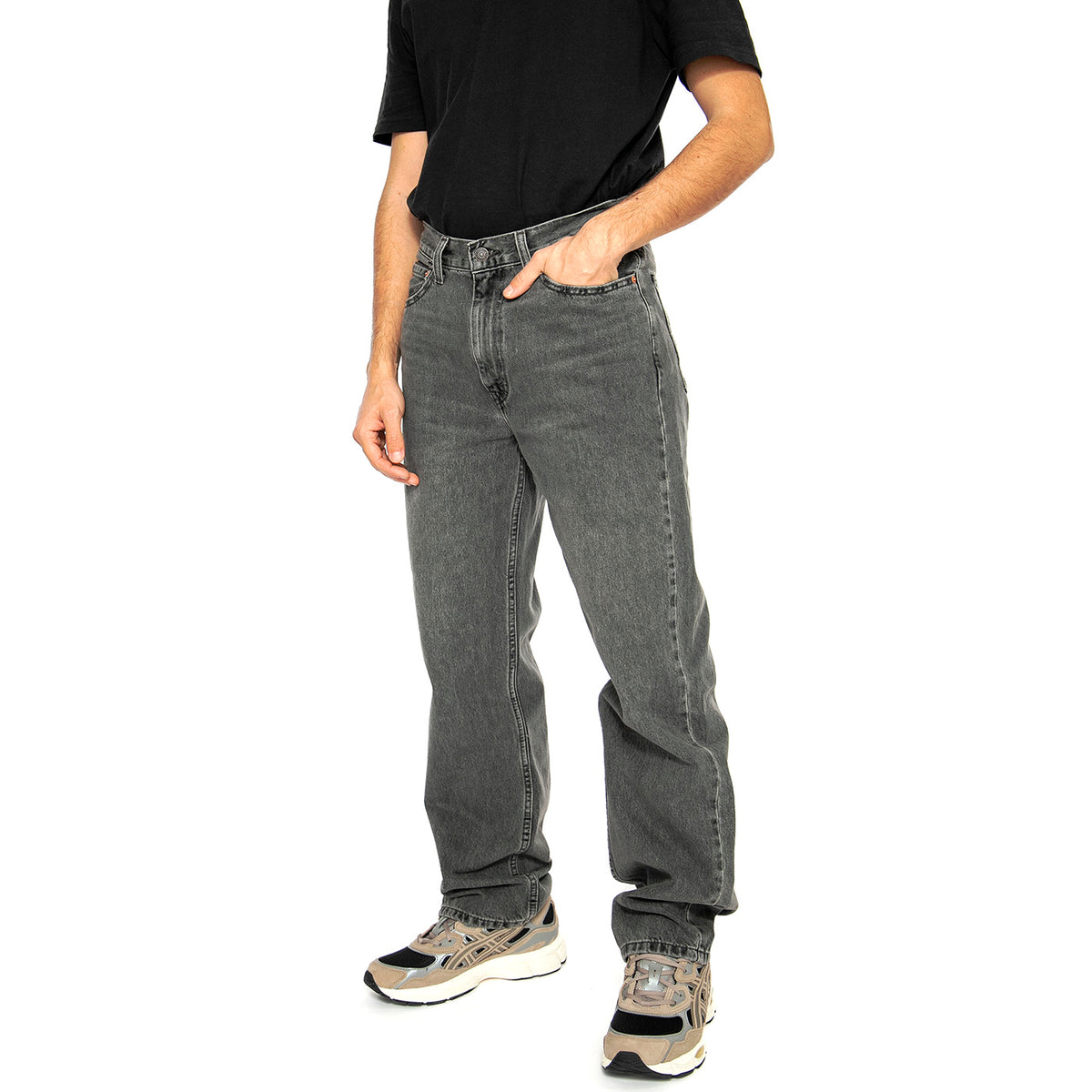 566 Losse Straight Cheers To That - Pantaloni Denim Jeans Uomo Grigi A7221-0006 . LEVIS 