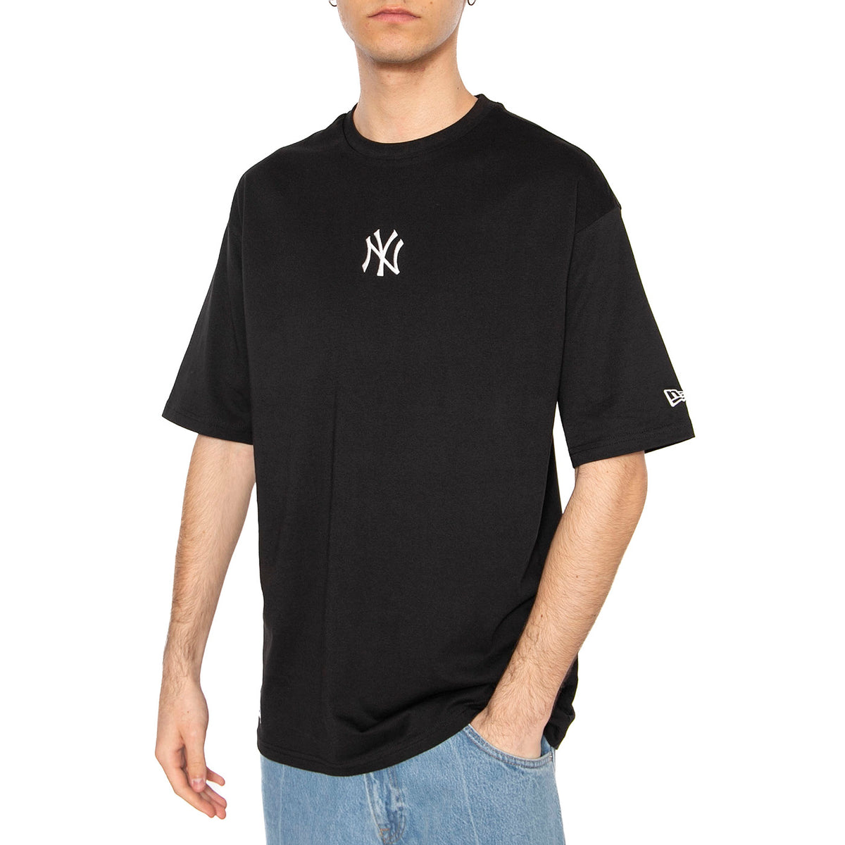 Mos MLB Le Midi OS Tee Nrew York Yankees - Maglietta Girocollo Uomo Nera 60675746 . NEW ERA 