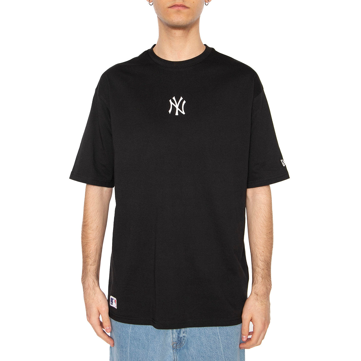 Mos MLB Le Midi OS Tee Nrew York Yankees - Maglietta Girocollo Uomo Nera 60675746 . NEW ERA 