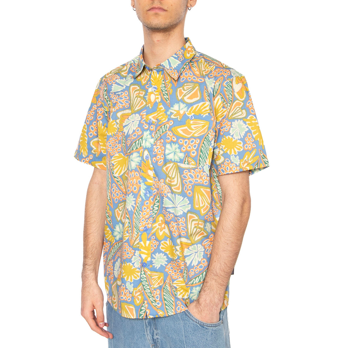 M's Go To Shirt FLRA - Camicia Maniche Corte Uomo Multicolore 52691-FLRA . PATAGONIA 